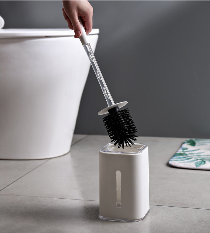 Toilet Brush Holder Standing Bathroom Storage bathroom brush silicon toilet brush