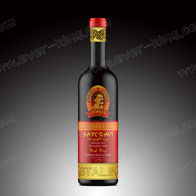 Custom Stalin Head Logo 3D Metal Aluminum Sticker Label Professional