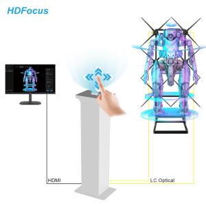 HDFocus Brand New All-in-one Controller 3D Hologram Fan Splicing Gesture Control  Holographic Interactive Solution