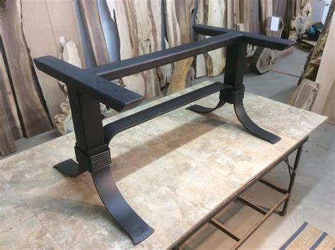 Customized Trestle Pedestal Style Table Tubing Metal Base with Steel Tube Durability