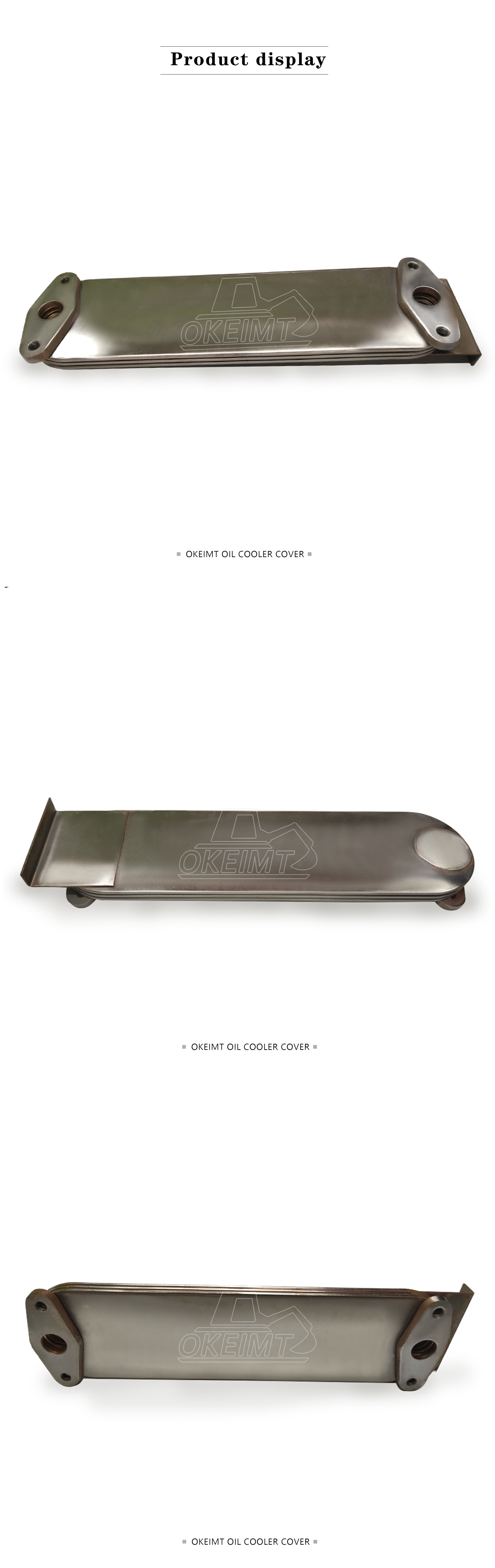 6150-61-2111 Core Oil Cooler For 6D125 7P PC300-3 PC400-5 PC400-6 Excavator Engine