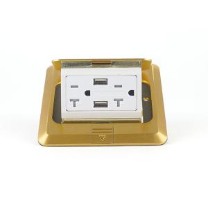 20A 125V 60Hz Table Pop Up Outlets Flush Floor Mounted Power Points Dual