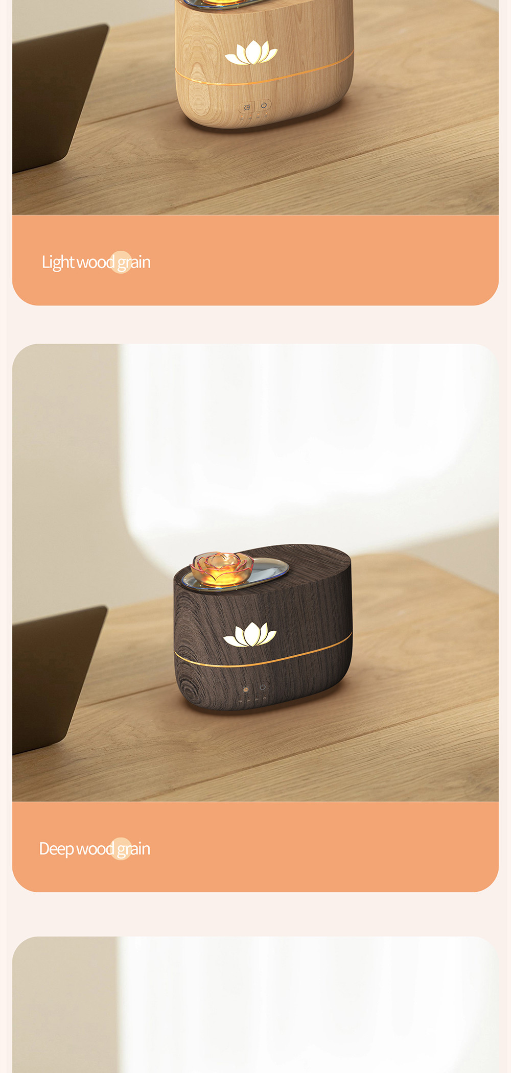350ml Fire Diffuser Humidifier With Timing Automatic Outage Protection