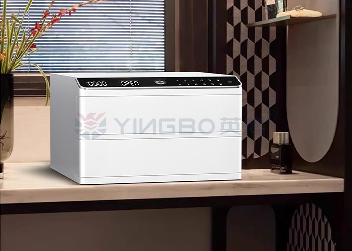 Auto Open Double Layers Secure Jewelry Box 34kg With Dual Alarm