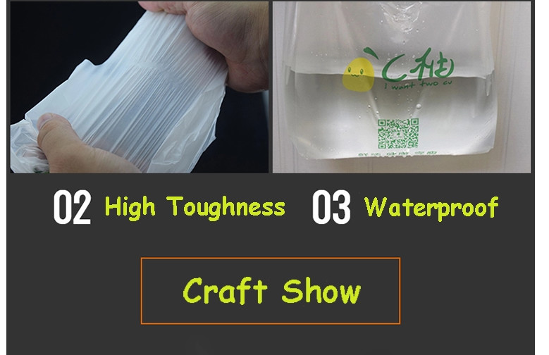 Black Color Biodegradable T Shirt Bags , T Shirt Plastic Shopping Bags