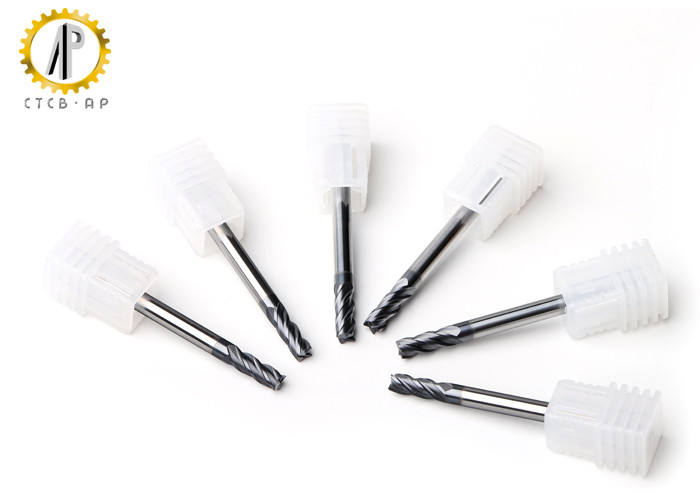 TiAlN Coating Tungsten Carbide CNC Milling Cutters HRC 58