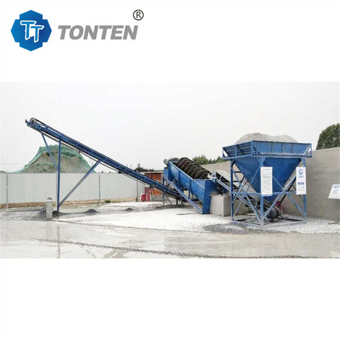 Mine Washer Single Spiral Double Screw Stone Machine For Construction Site