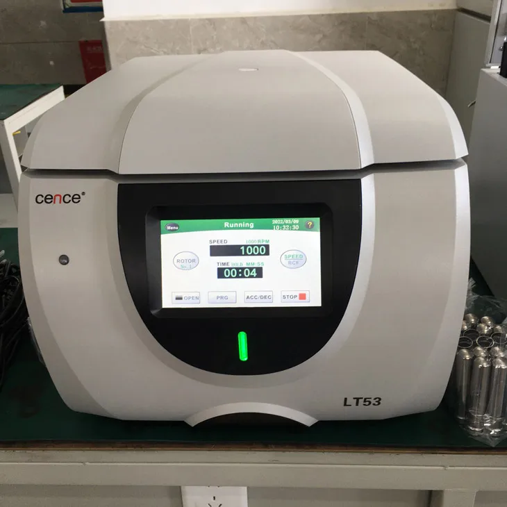 LT53 Micro Benchtop Lab Medical Horizontal Blood Centrifuge Machine With Swing Bucket