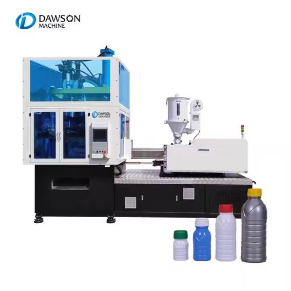 Plastic Cans Injection Stretch Blow Molding Machine / PET Bottle Making