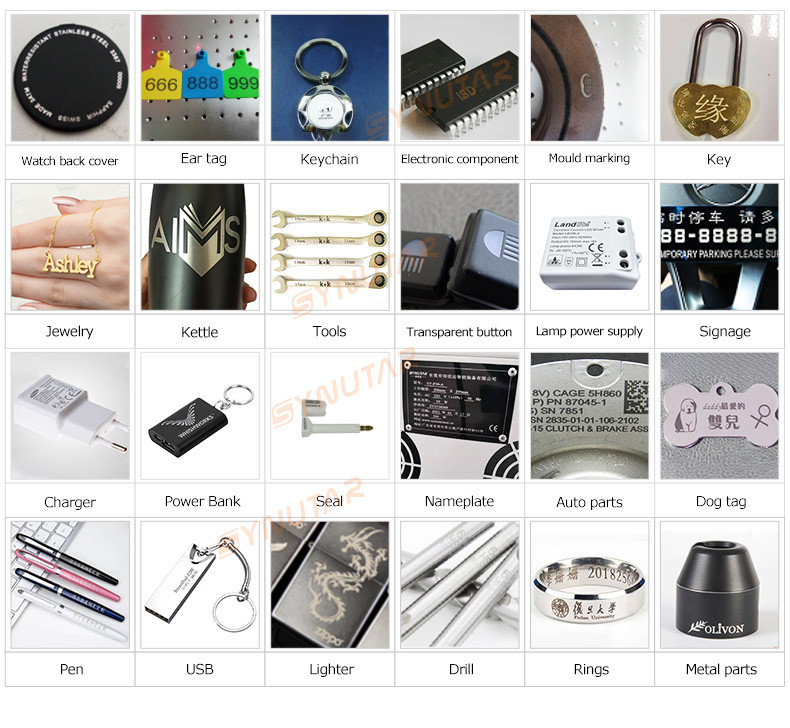 2.5D Deep Engraving Laser Machine 50HZ portable fiber laser engraver