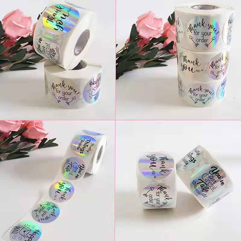 Cigarettes Holographic Seal Sticker Label CMYK Color for Consumer Electronics