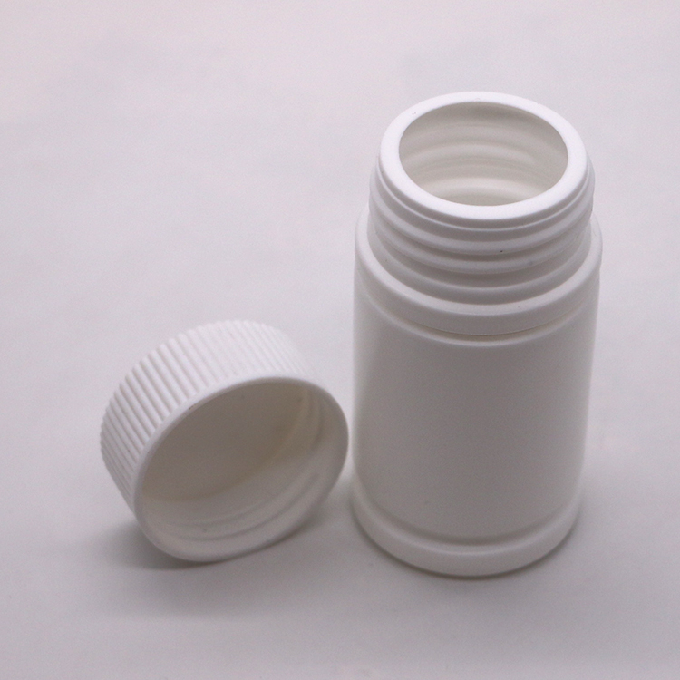 60ml HDPE Unique Design Plastic Bottle for Pill Capsule Tablet Medicine Supplement