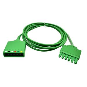  Single Pin ECG Extension Cable Compatible Drager MS16256 Green- 2m Manufactures