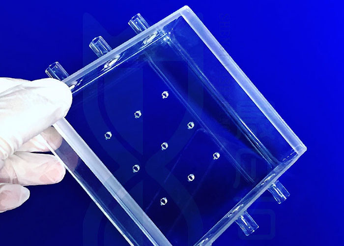 Transparent 2.2g/Cm3 Quartz Crucible Experimental Instrument