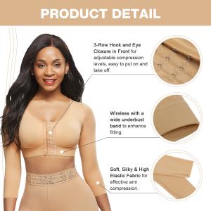 Firm Control Level Original Colombian Body Shaper Tops Bra for Automated