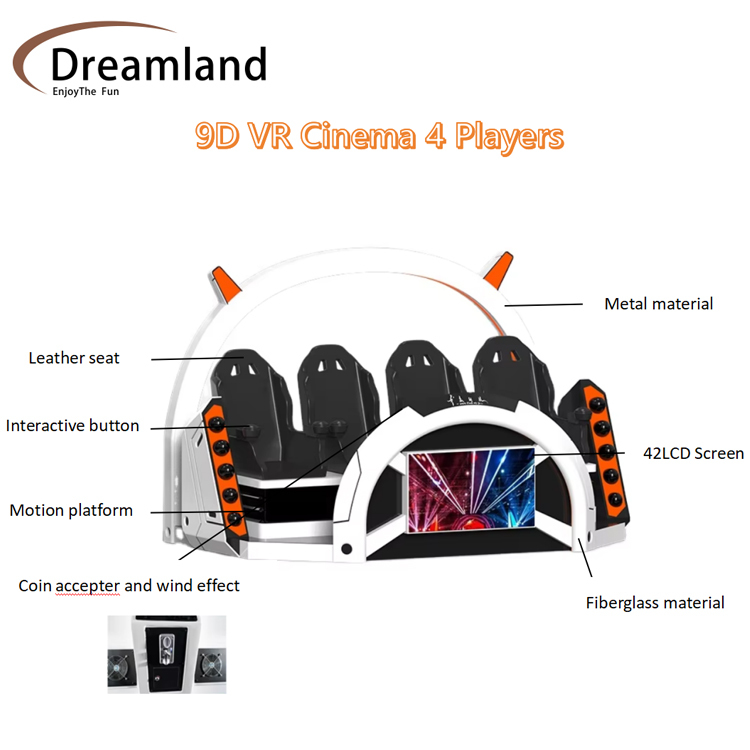 Immersive 9d Theater Movie Theater The Future Of Cinematic Entertainment Virtual Reality Movie Theater With Customizable US PLUG And Unmatched