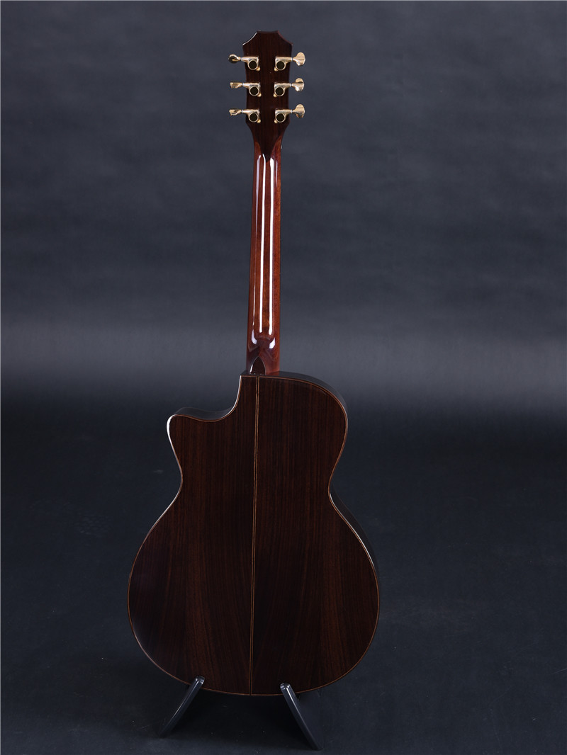 Solid spruce 914 acoustic Guitar 41 inch Real abalone Rosewood body 914ce Guitar