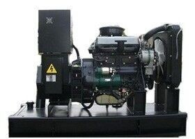 YUCHAI Engine Red Color Open Type Genset 60KW 75KVA 60HZ / 1800RPM Low Noise