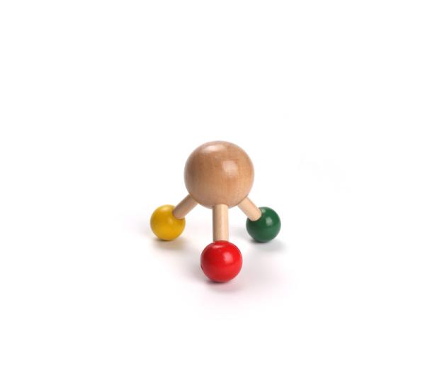Spider-Shape 3 Legs Full Body Wooden Massager Handheld Stick for Muscle