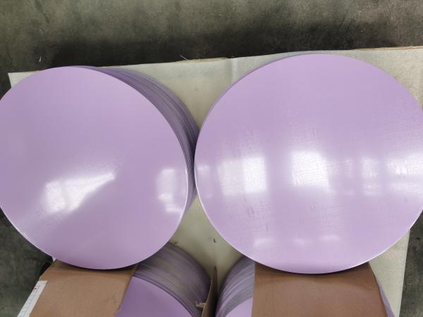 Alloy1060 Deep Drawing Aluminum 0.70 X 440mm Diameter High Glossy Painted