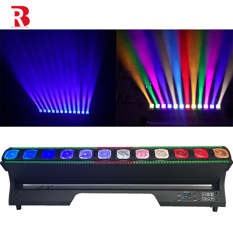 12X40W RGB LED Strobe Light Bar Sound Activated For DJ Events