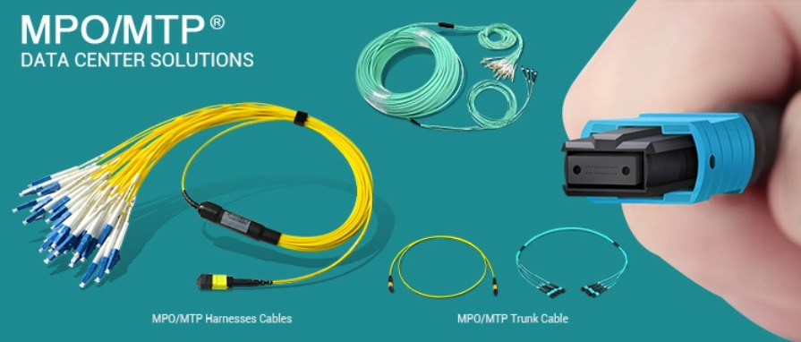 MPO / APC Fiber Optic Trunk Cable 24 Core 48 Core Sm Ofnp