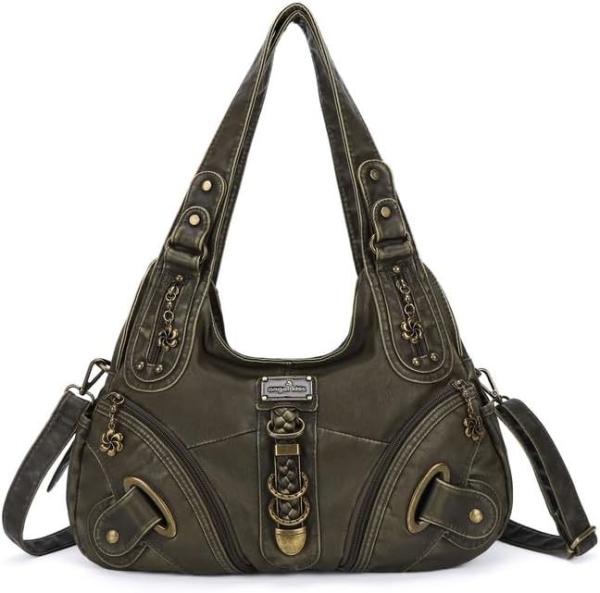 ANGELKISS HOBO PURSES AND HANDBAGS FOR WOMEN SATCHEL HANDBAG WOMEN PURSES LARGE