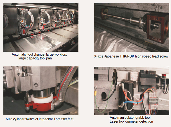 Automatic 160krpm PCB Drilling Machine Multi - Head Imported Closed Linear Scale