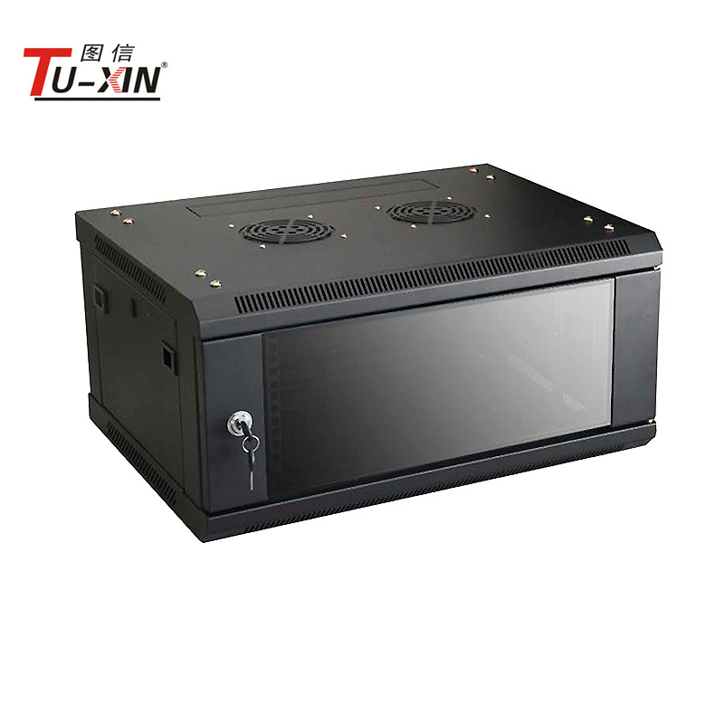 Soundproof Wall Mount Data Rack 600mm * 450mm * 4U Waterproof Anti - Vibration