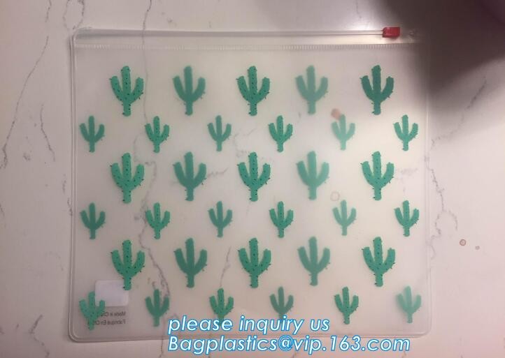 Plastic Bag OEM Custom PVC Loop Handle Image Printed Plastic Shopping Bag,Promotional Clear Waterproof Plastic Cosmetic