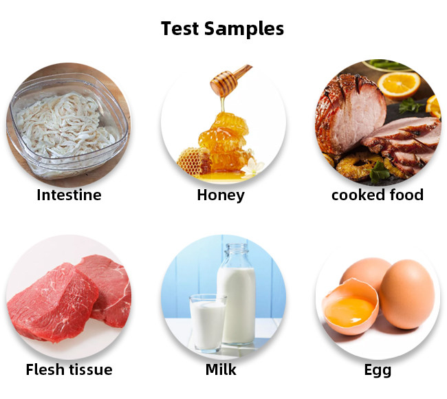 Nitrofuran AMOZ ELISA Food Safety Rapid Test Kit For Milk Sensitivity 0.03ppb 96Wells/Kit