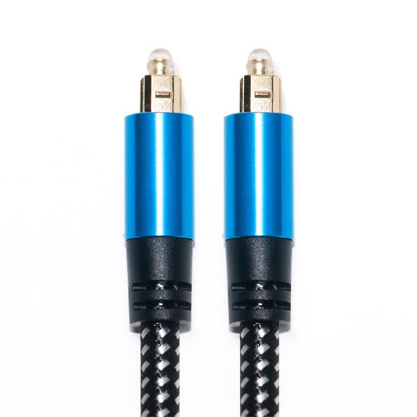 Toslink Audio Cable Blue Digital Optical Fiber Cable Toslink Cable Aluminum
