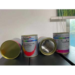 CMYK Automotive Paint Cans 1L Round Tin Containers With Lids