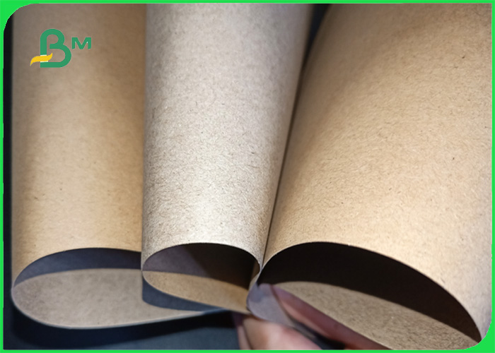 200gsm Pure Wood Pulp Smooth  Clean Sufface Brown Kraft Paper In Roll