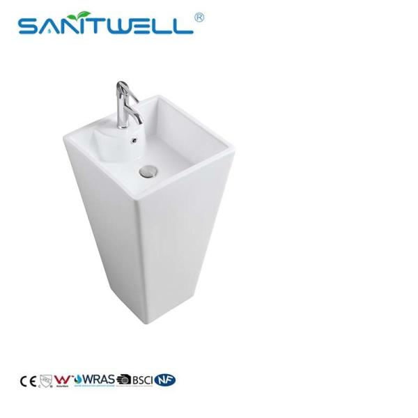 Bathroom Sanitary Ware Ceramic Pedestal Basins Luxury Styles High Quality Art