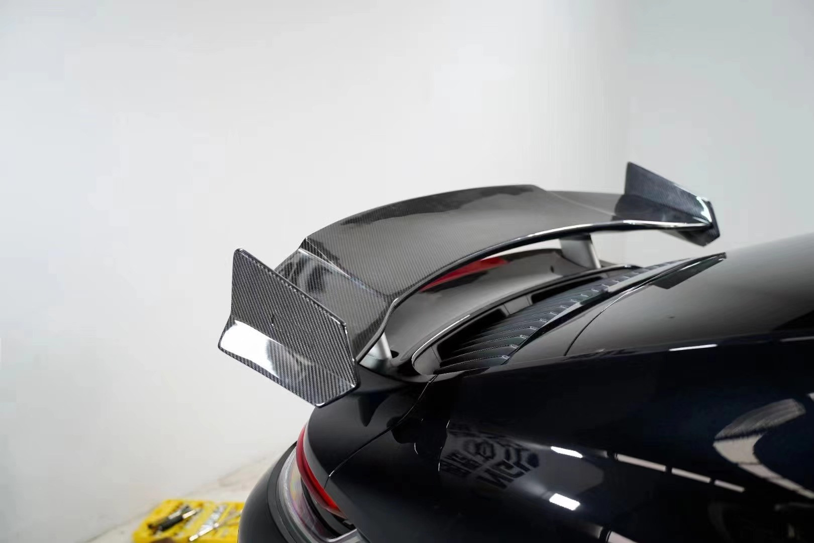 Repair Porsche 992 Body Kit BS Style Turbo Widebody Diffuser Spoiler Dry Carbon Fiber