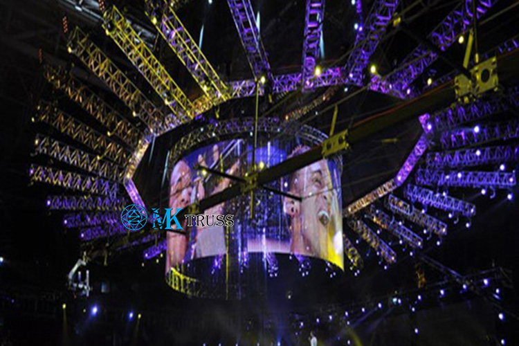 Audio Stage Lighting DJ Aluminum Truss System with 50*3mm Main Tube