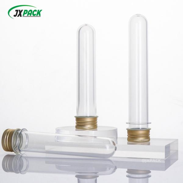 50ml Transparent Plastic Bottle Tube For Food And Candy Aluminum Cap Closure