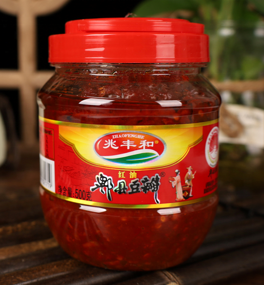 PIXIAN Bean Paste Red Oil chili soyBean Paste Cooking Paste with SPCY Taste