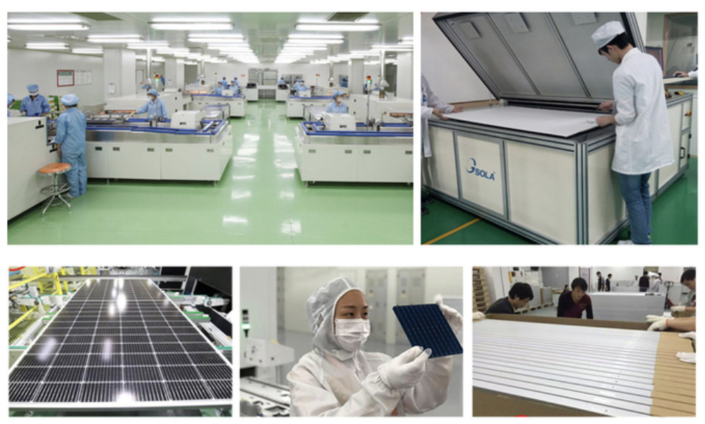Half Cell Mono Facial Longi 450w Solar Panel Poly Crystalline 166mm Wholesale LR4-72HPH-450M