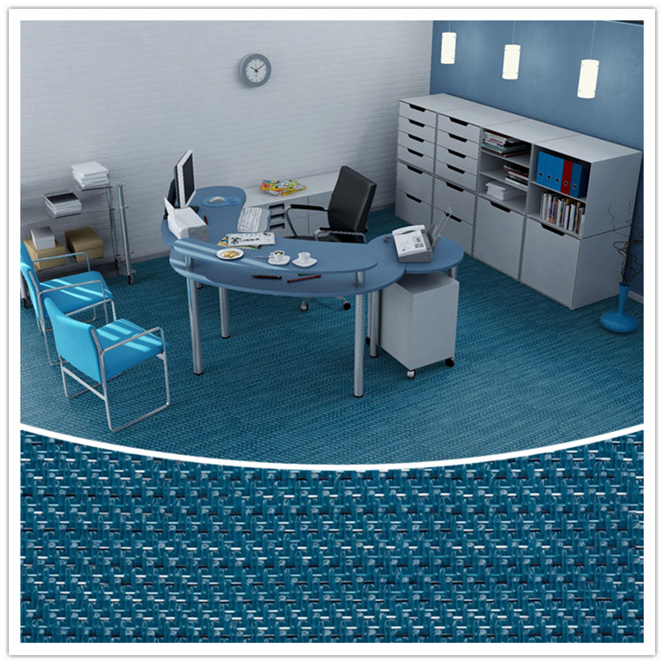 Coated Polyester Stripe Woven Vinyl Outdoor Rugs Pressure Resistant Width 2.0m