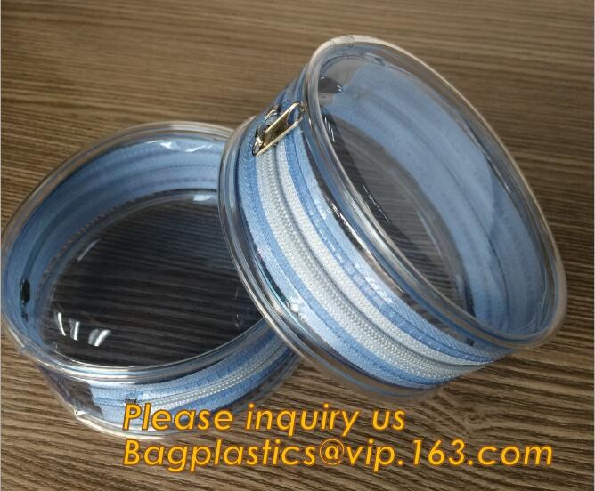 Plastic Bag OEM Custom PVC Loop Handle Image Printed Plastic Shopping Bag,Promotional Clear Waterproof Plastic Cosmetic