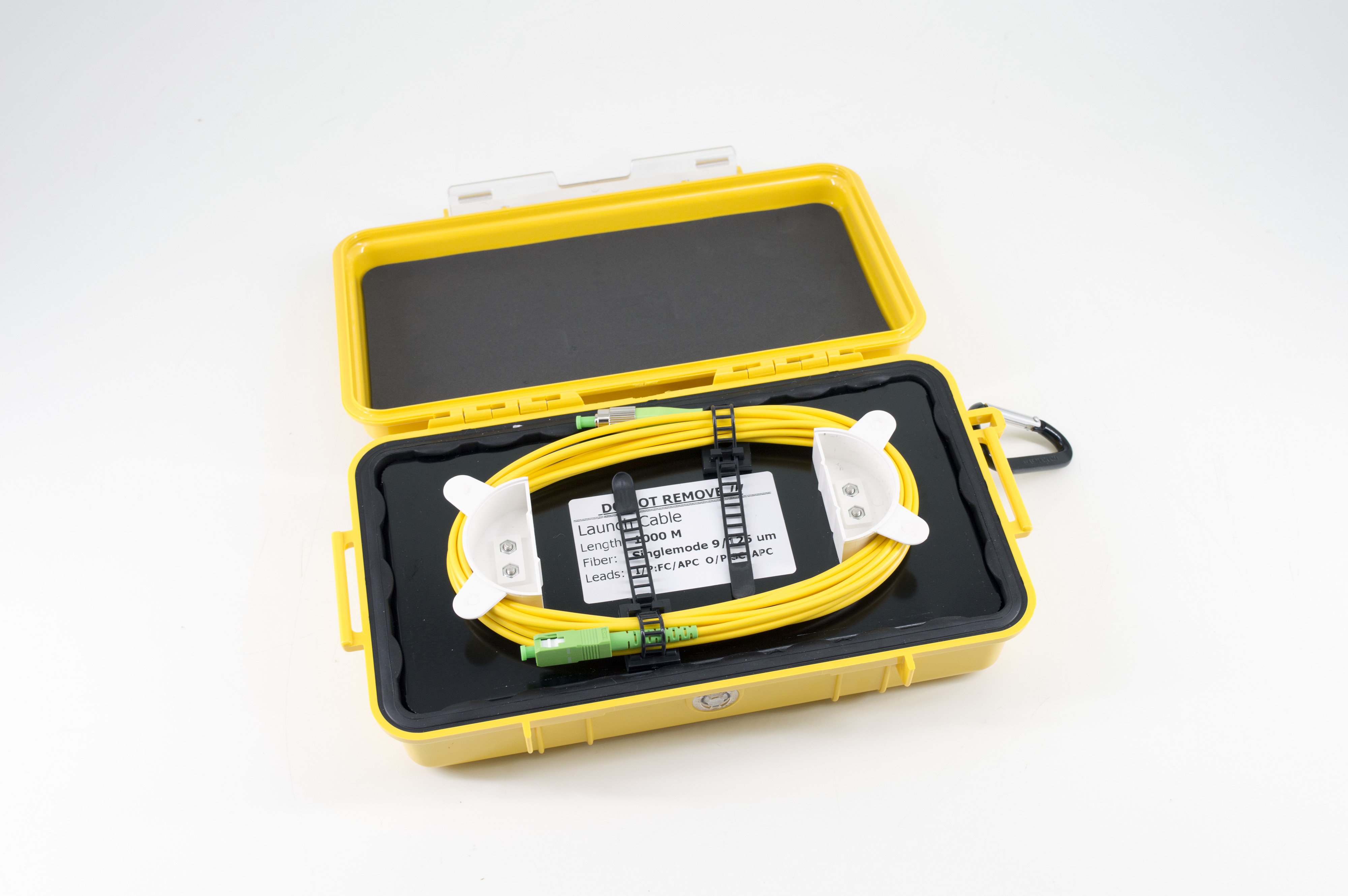 500m 1km 2km OTDR Launch Cable Box SC APC To SC APC Fiber Optic Tool Kit