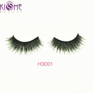 China Wispy Thick  Natural Mink Eyelashes Natural Looking Hypo - Allergenic H3D01 on sale