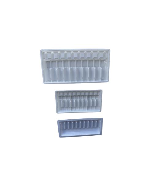 PET thickened packaging tray medicine water injection ampoule tray customized