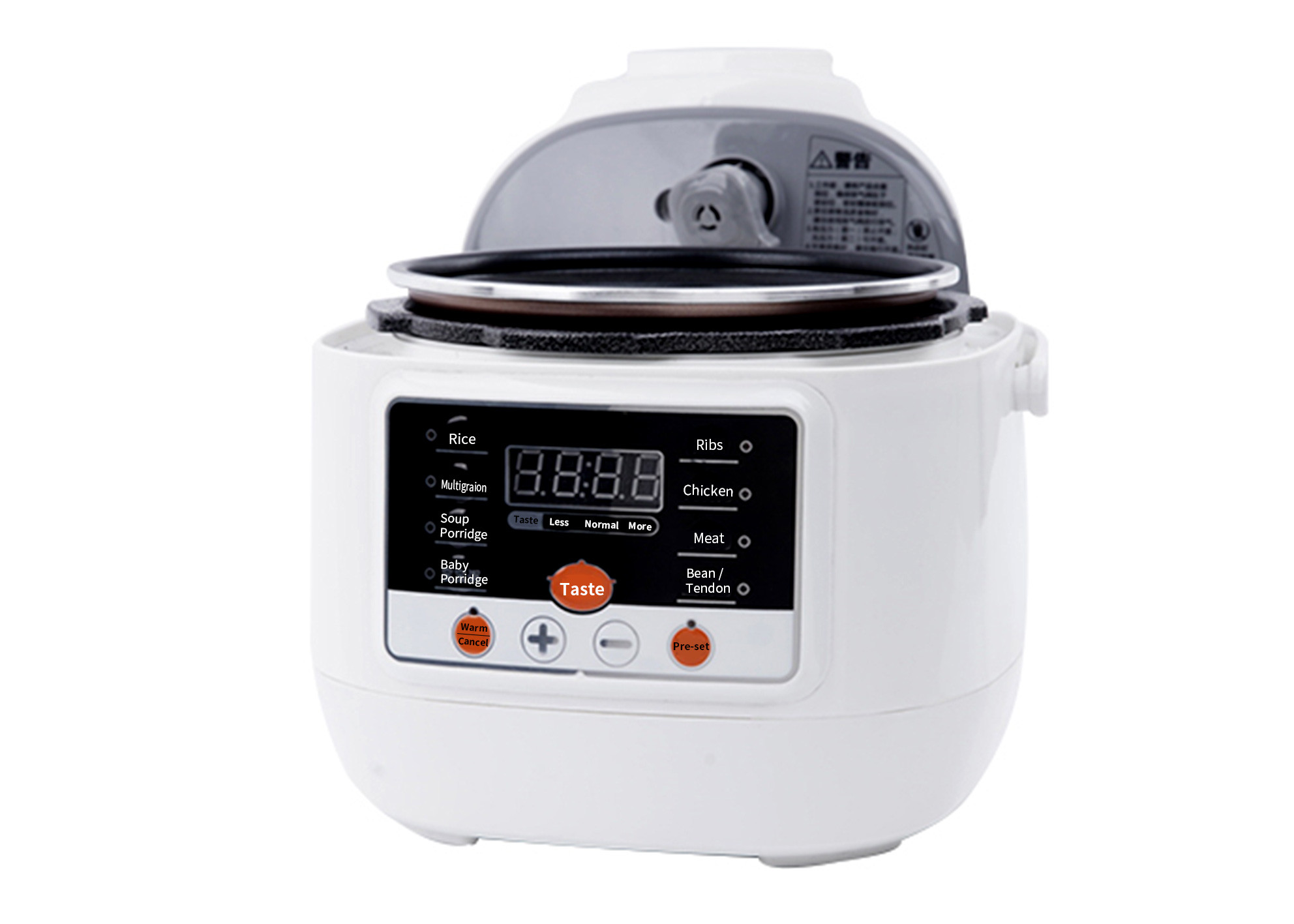 White 2.8KG 710W 2.5 Quart Multifunction Pressure Cooker
