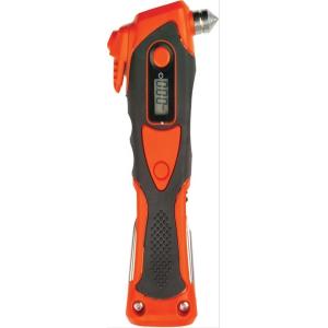 7 In 1 Multifunction Auto Tool Tire Pressure Gauge Warning Light Siren Hammer