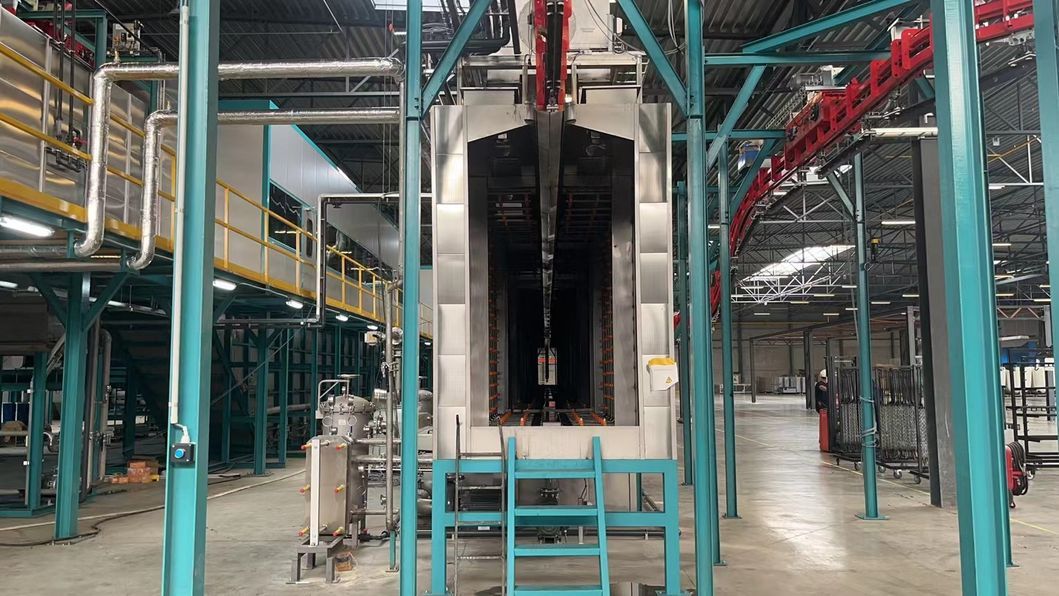 Professional Pretreatment Spray Tunnel for Powder Coating Production Line Coating Machine
