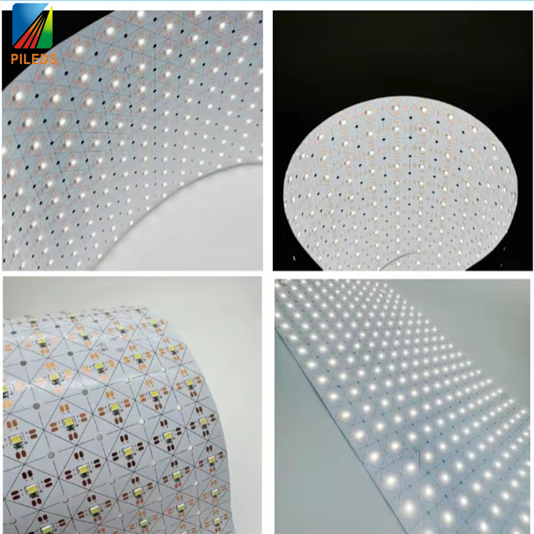 140° Viewing Angle LED Panel Light 24W Holographic LED Sheets 24V CCT Color 3000K 6000K IP20 DIY Free Cutting 200leds White Color
