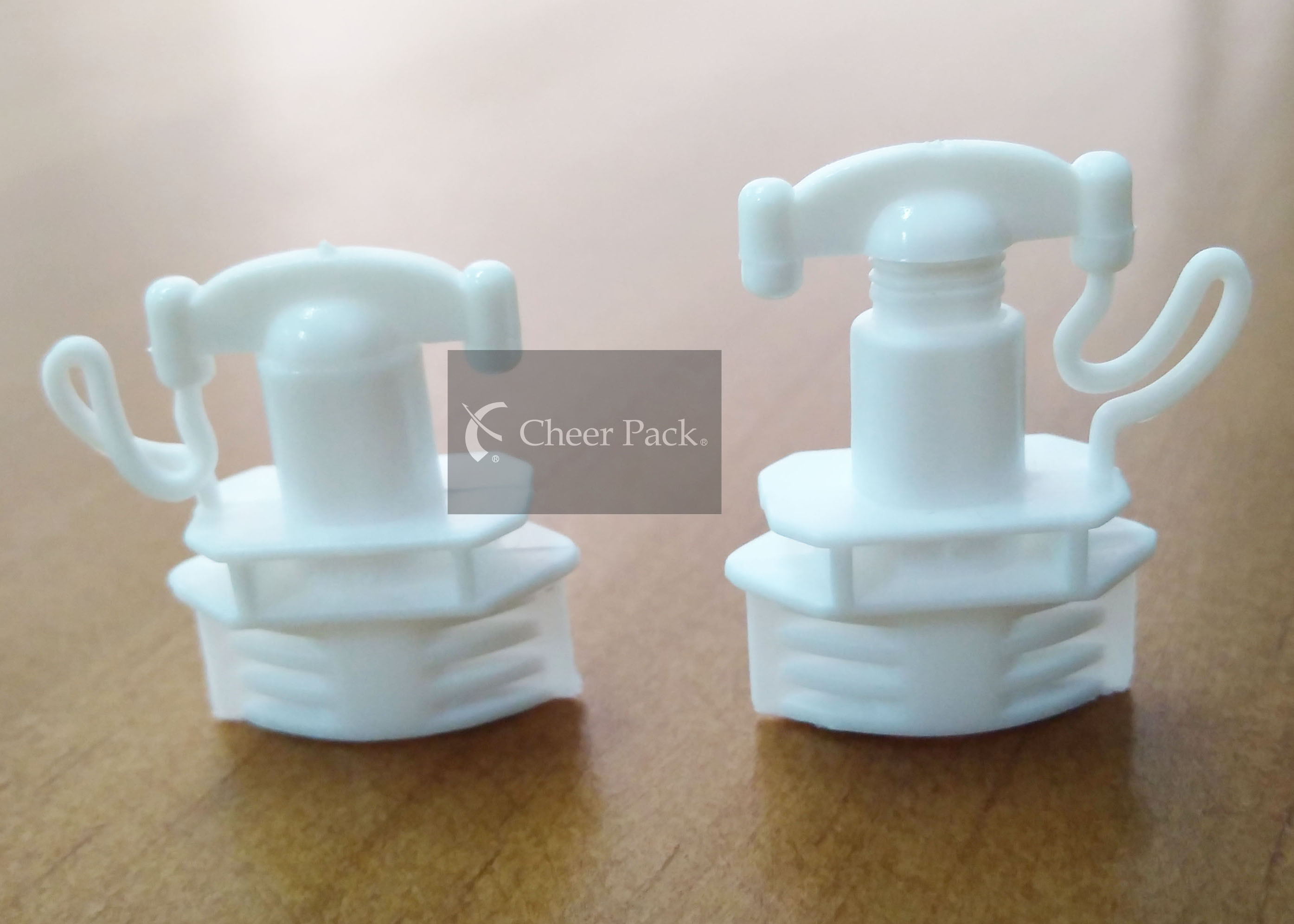 Plastic Twist - Off Flip Spout Cap 5 Mm Diameter , Color Customized